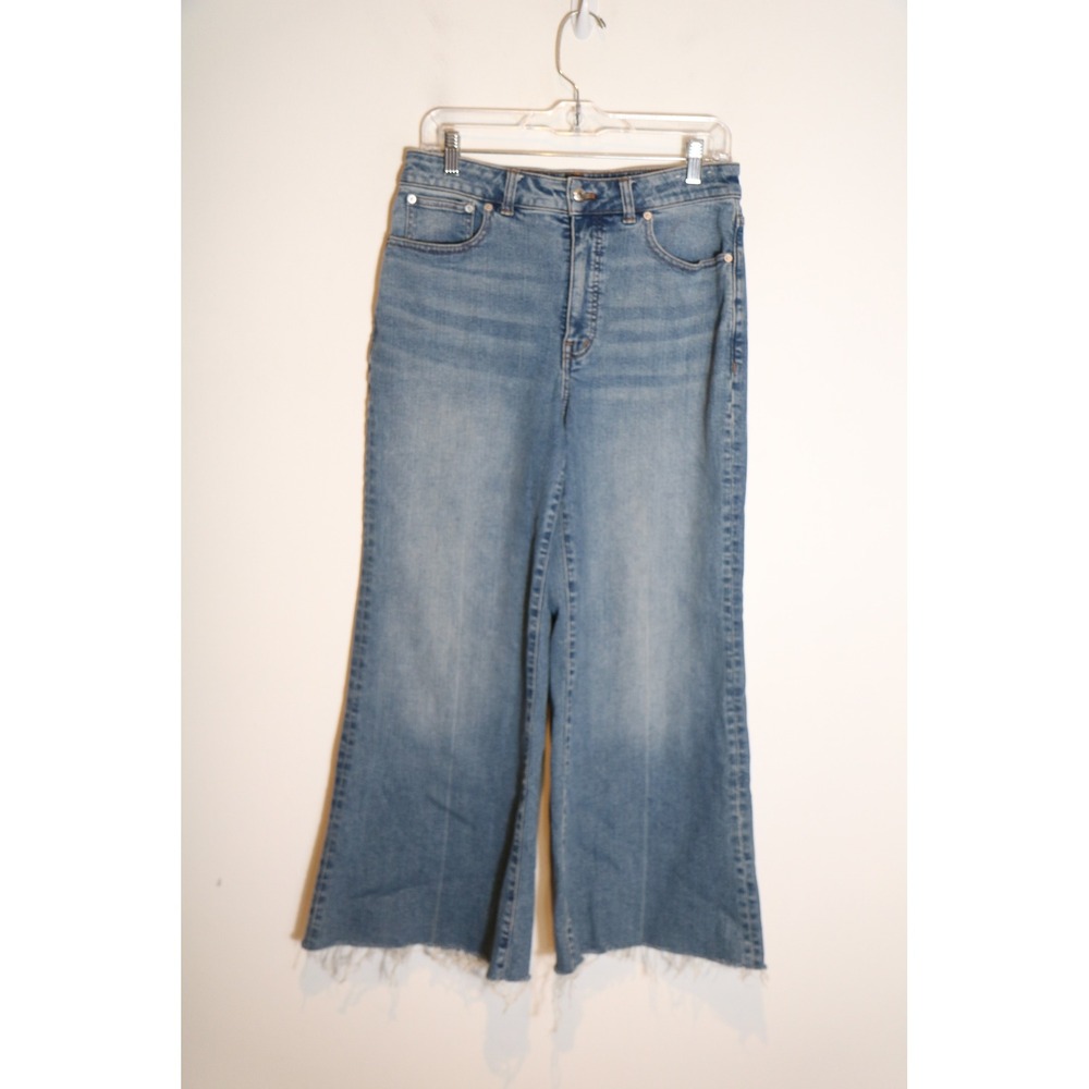Madewell Curvy Flared Wide Leg Crop Jean Women 29 High Rise Oneida Super Stretch